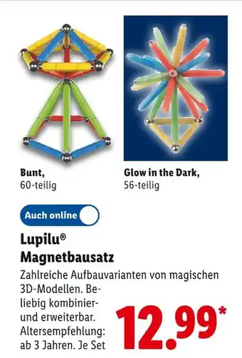 Lidl Lupilu magnetbausatz bunt Angebot