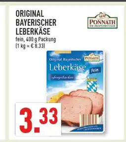 Marktkauf Ponnath original bayerischer leberkäse fein Angebot