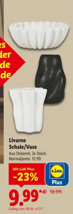 Lidl Livarno schale Angebot