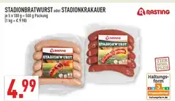 Marktkauf Rasting stadionbratwurst Angebot