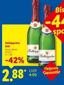 Lidl Rotkäppchen sekt trocken Angebot
