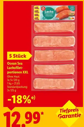 Lidl Ocean sea lachsfilet-portionen xxl Angebot