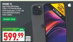 Marktkauf Apple iphone 15 Angebot