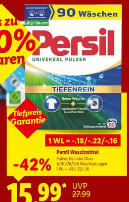 Lidl Persil universal pulver Angebot