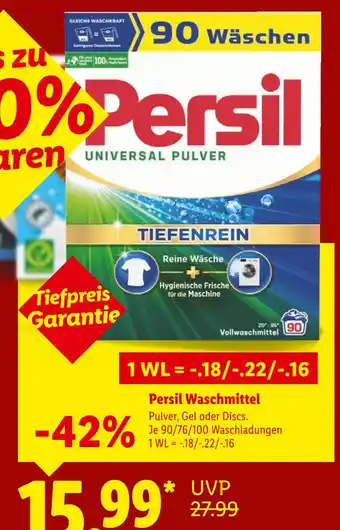 Lidl Persil universal pulver Angebot