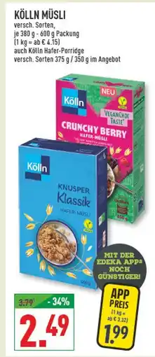 Marktkauf Kölln knusper klassik hafer-müsli Angebot