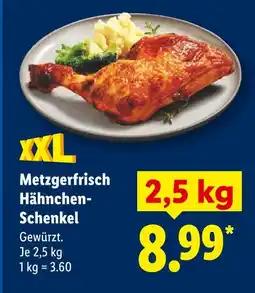 Lidl Metzgerfrisch hähnchen-schenkel Angebot