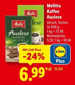 Lidl Melitta auslese Angebot