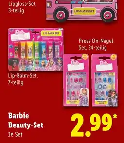 Lidl Barbie lipgloss-set Angebot