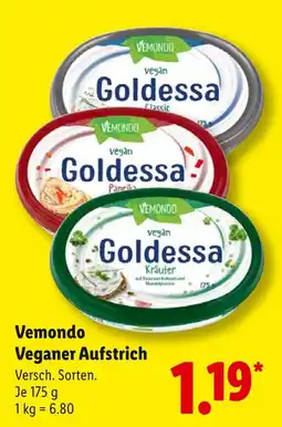 Lidl Vemondo goldessa classic Angebot