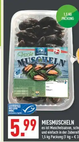 Marktkauf Witt frische miesmuscheln Angebot