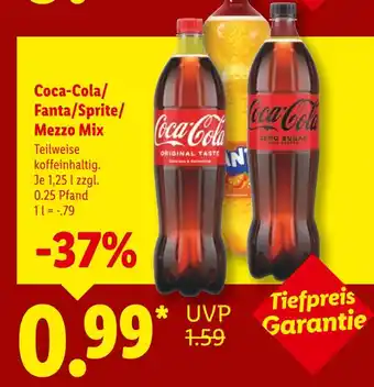 Lidl Coca-cola original taste Angebot