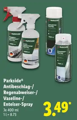 Lidl Parkside antibeschlag-spray Angebot