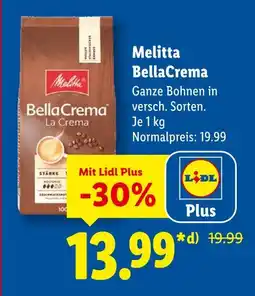 Lidl Melitta bellacrema Angebot
