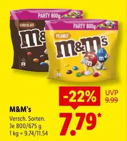 Lidl M&m's chocolate Angebot