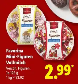 Lidl Favorina mini-figuren vollmilch Angebot