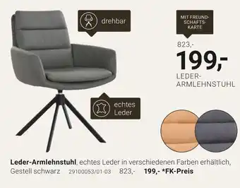 XXXLutz Leder-armlehnstuhl Angebot