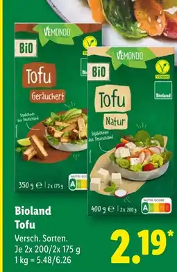 Lidl Bioland tofu natur Angebot