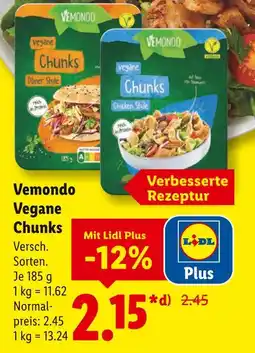 Lidl Vemondo vegane chunks döner style Angebot