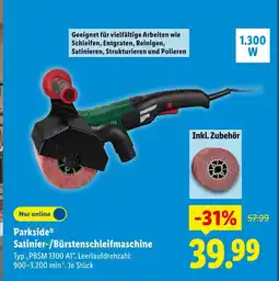 Lidl Parkside satinierschleifmaschine Angebot