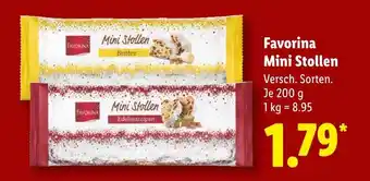 Lidl Favorina mini stollen butter Angebot
