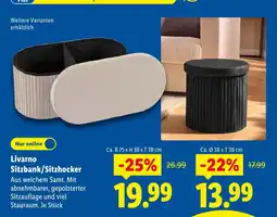 Lidl Livarno sitzbank Angebot