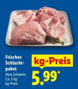 Lidl Frisches schlachtpaket Angebot