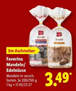 Lidl Favorina mandeln gewürz-ganache vollmilch Angebot