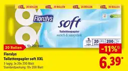 Lidl Floraly's toilettenpapier soft xxl Angebot