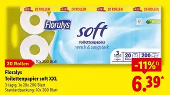 Lidl Floraly's toilettenpapier soft xxl Angebot