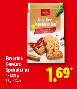 Lidl Favorina gewürz-spekulatius Angebot