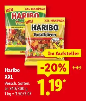 Lidl Haribo xxl goldbären Angebot
