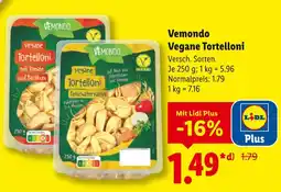 Lidl Vemondo vegane tortelloni mit tomate und basilikum Angebot
