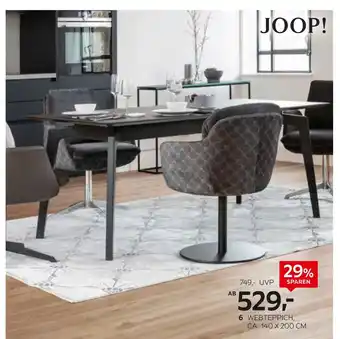 XXXLutz Webteppich cornflower double ca. 140 x 200 cm Angebot