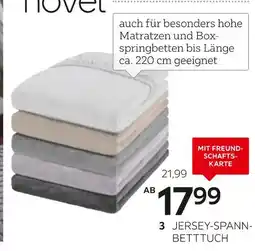 XXXLutz Novel jersey-spannbetttuch „florenz“ ca. 100 x 200 cm Angebot