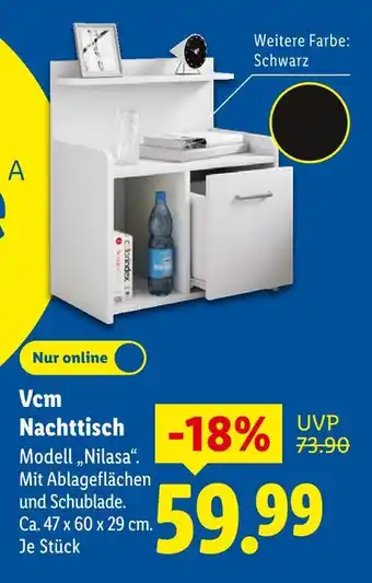 Lidl Vcm nachttisch Angebot
