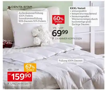 XXXLutz Centa star ganzjahresbett Angebot