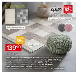 XXXLutz Linea natura handwebteppich „nordic“ Angebot