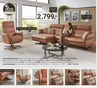 XXXLutz Leder-wohnlandschaft Angebot