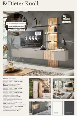 XXXLutz Dieter knoll wohnwand ca. 274 x 206 x 37 cm Angebot