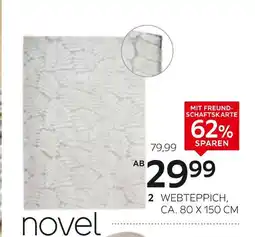 XXXLutz Novel webteppich flower ca. 80 x 150 cm Angebot