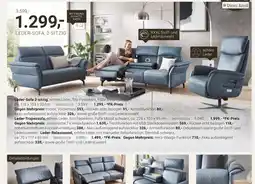 XXXLutz Leder-sofa 2-sitzig Angebot