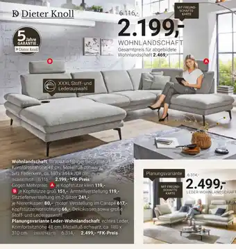 XXXLutz Dieter knoll wohnlandschaft Angebot