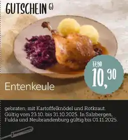 XXXLutz Gutschein entenkeule Angebot