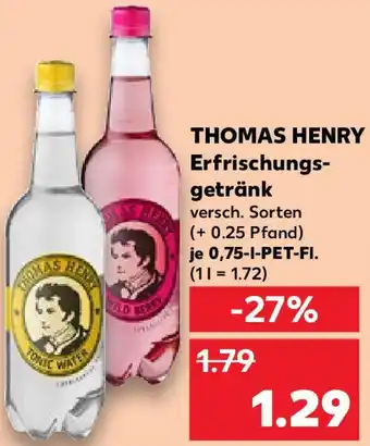 Kaufland THOMAS HENRY Erfrischungsgetränk Angebot