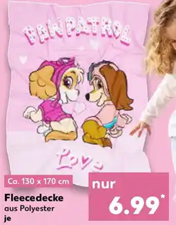 Kaufland Fleecedecke Angebot