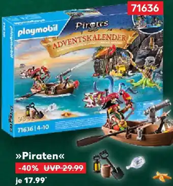 Kaufland Playmobil adventskalender piraten Angebot