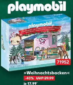 Kaufland Playmobil weihnachtsbacken Angebot