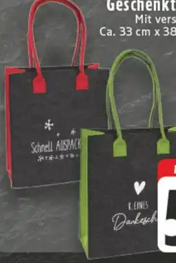E-Center Filz-Geschenktasche Angebot