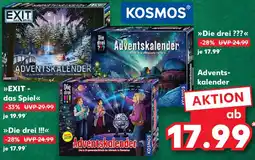Kaufland KOSMOS Adventskalender Angebot